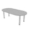 Skutchi Designs 33.5 in W, 59.5 in L, 29 in H, Engineered Wood Top, Grey HAR-RAC-34X60-PT-01 - alternate 1